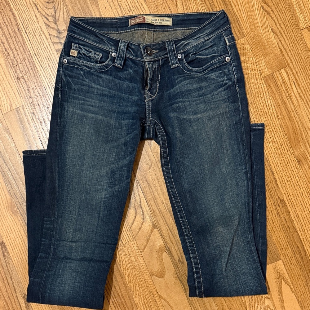 Big Star Dark Blue Straight Leg Jeans